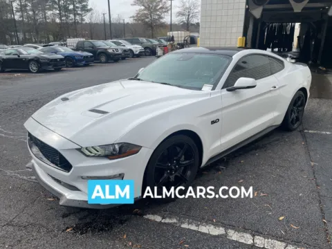 White 2019 Ford Mustang GT Premium for sale in Marietta, GA