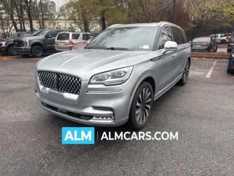 Silver 2022 Lincoln Aviator Plug-In Hybrid Black Label Grand Touring for sale in Marietta, GA