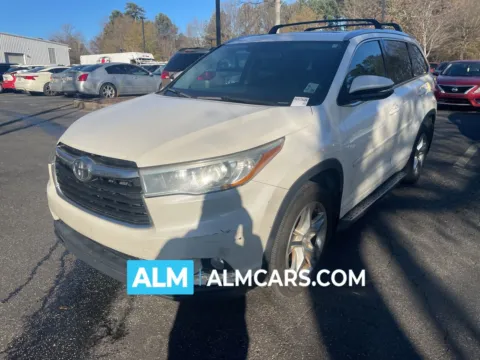 White 2014 Toyota Highlander Limited for sale in Marietta, GA