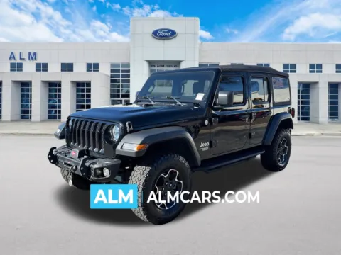 Black 2020 Jeep Wrangler Unlimited Sport for sale in Marietta, GA