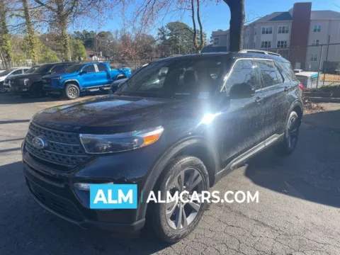 Black 2022 Ford Explorer XLT for sale in Marietta, GA