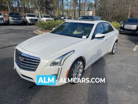 White 2018 Cadillac CTS 3.6L Luxury for sale in Marietta, GA