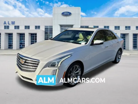 White 2018 Cadillac CTS 3.6L Luxury for sale in Marietta, GA