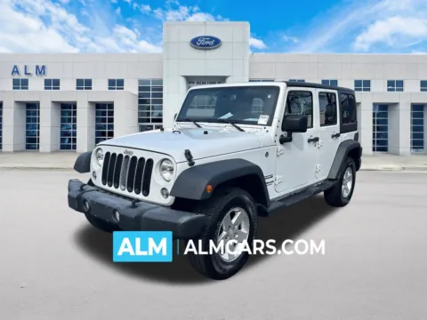 White 2016 Jeep Wrangler Unlimited Sport for sale in Marietta, GA