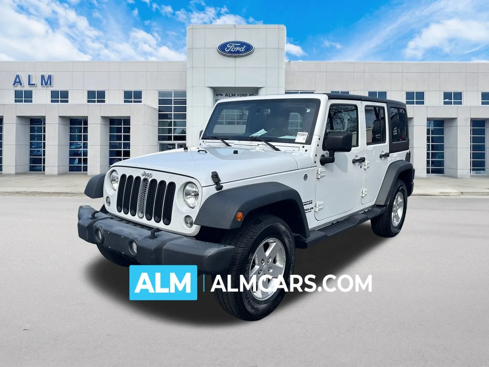 White 2016 Jeep Wrangler Unlimited Sport for sale in Marietta, GA