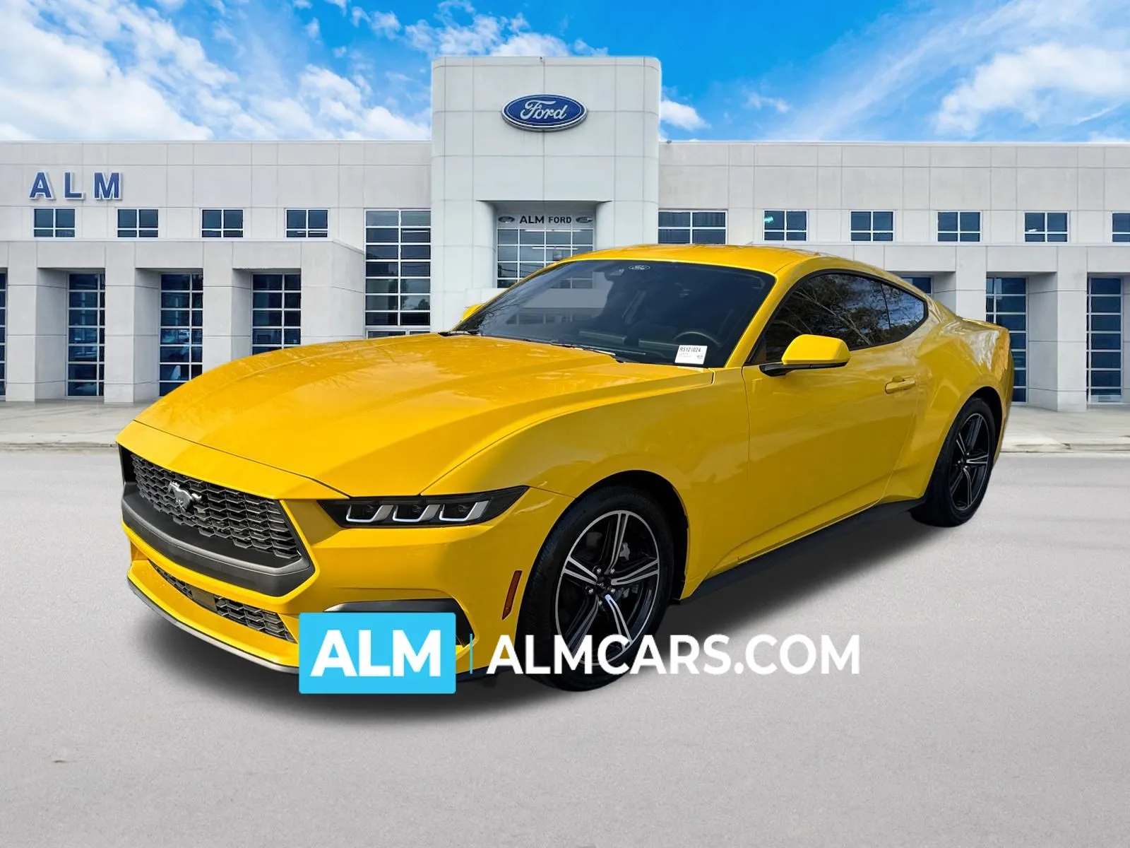 Yellow 2024 Ford Mustang EcoBoost for sale in Marietta, GA