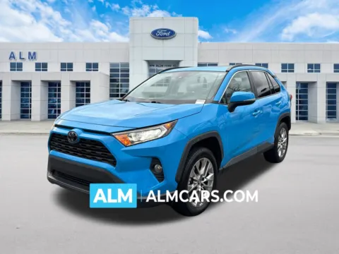Blue 2019 Toyota RAV4 XLE Premium for sale in Marietta, GA