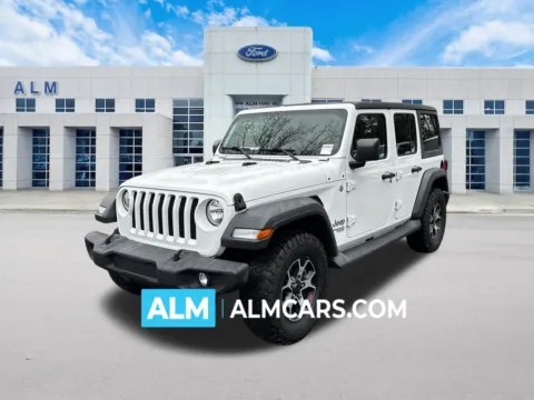 White 2019 Jeep Wrangler Unlimited Sport S for sale in Marietta, GA