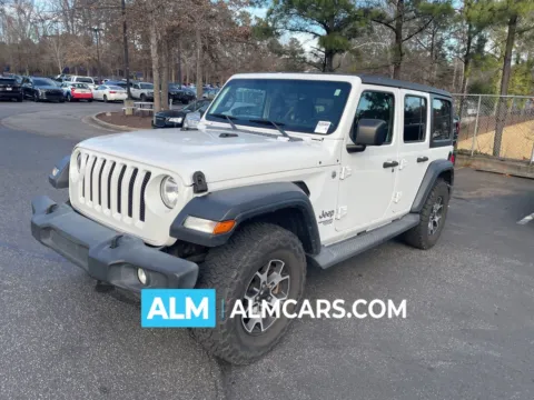 White 2019 Jeep Wrangler Unlimited Sport S for sale in Marietta, GA
