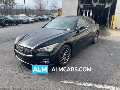 Black 2017 INFINITI Q50 3.0t Signature Edition for sale in Marietta, GA