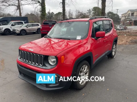 Red 2018 Jeep Renegade Latitude for sale in Marietta, GA