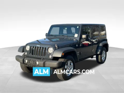 Gray 2017 Jeep Wrangler Unlimited Sport for sale in Marietta, GA