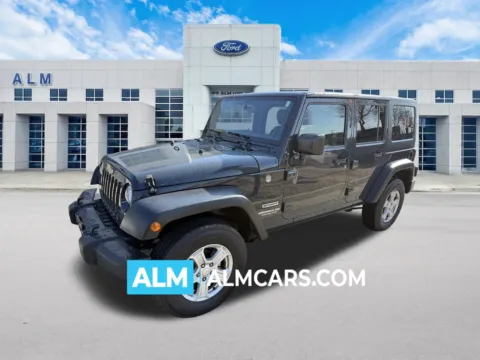 Gray 2017 Jeep Wrangler Unlimited Sport for sale in Marietta, GA