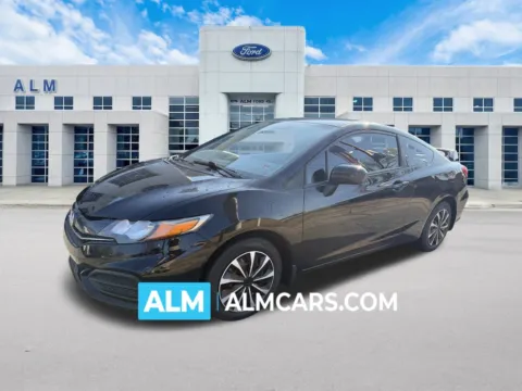 Black 2014 Honda Civic LX for sale in Marietta, GA
