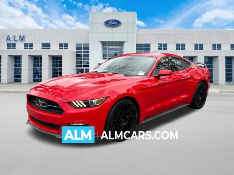 Red 2015 Ford Mustang EcoBoost Premium for sale in Marietta, GA
