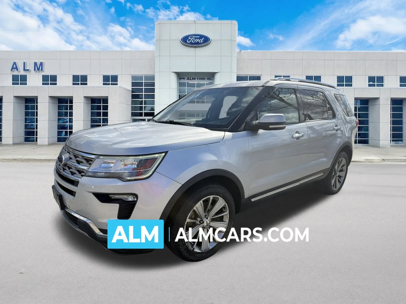 Silver 2019 Ford Explorer Limited for sale in Marietta, GA