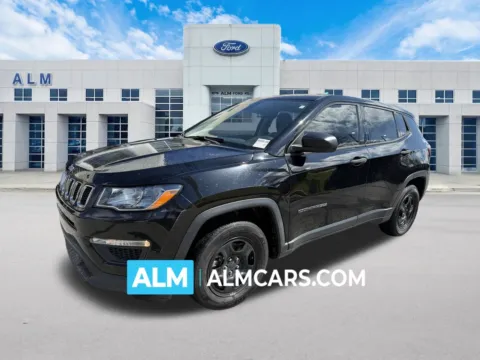 Black 2021 Jeep Compass Sport for sale in Marietta, GA