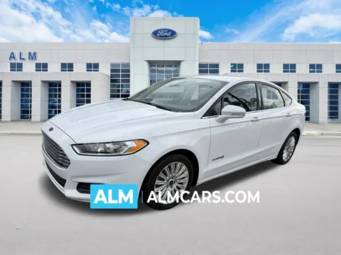 White 2013 Ford Fusion Hybrid SE for sale in Marietta, GA