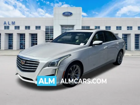 White 2018 Cadillac CTS 3.6L Luxury for sale in Marietta, GA