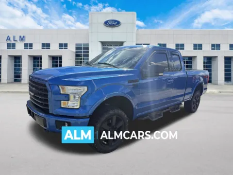 Blue 2015 Ford F-150 XLT for sale in Marietta, GA