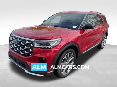 Red 2025 Ford Explorer Platinum for sale in Marietta, GA