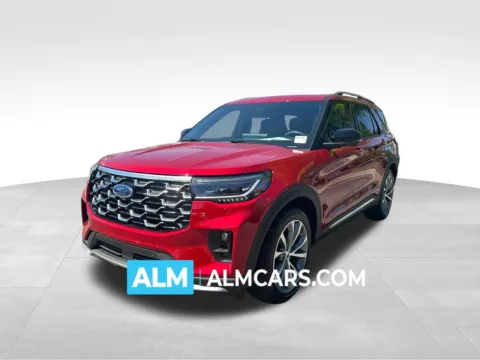 Red 2025 Ford Explorer Platinum for sale in Marietta, GA