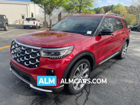 Red 2025 Ford Explorer Platinum for sale in Marietta, GA