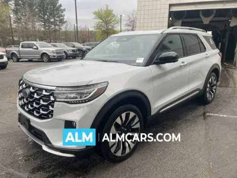 White 2025 Ford Explorer Platinum for sale in Marietta, GA