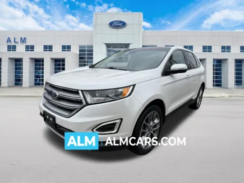 White 2016 Ford Edge Titanium for sale in Marietta, GA