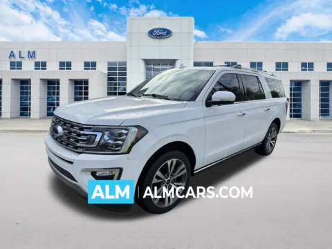 White 2021 Ford Expedition Max Limited for sale in Marietta, GA