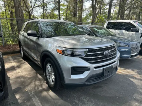 Silver 2021 Ford Explorer XLT for sale in Marietta, GA