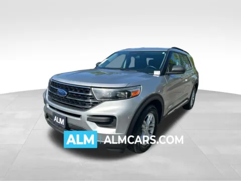 Silver 2021 Ford Explorer XLT for sale in Marietta, GA