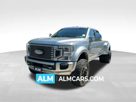 Silver 2022 Ford F-450SD Platinum for sale in Marietta, GA
