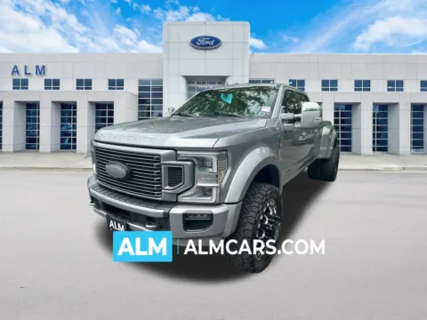 Silver 2022 Ford F-450SD Platinum for sale in Marietta, GA