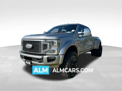 Silver 2022 Ford F-450SD Platinum for sale in Marietta, GA