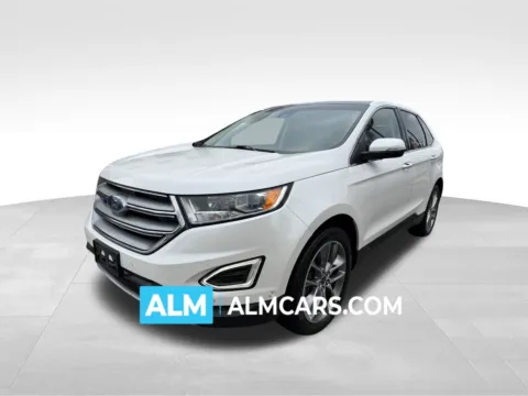 White 2016 Ford Edge Titanium for sale in Marietta, GA