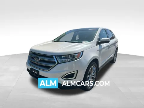 White 2016 Ford Edge Titanium for sale in Marietta, GA