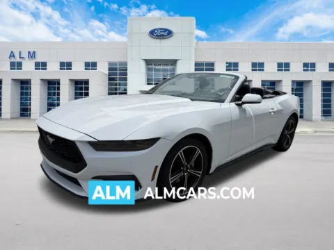 White 2025 Ford Mustang EcoBoost Premium for sale in Marietta, GA