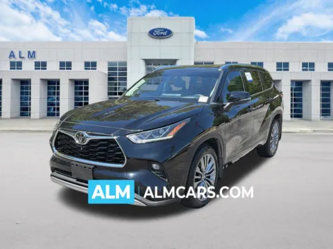 Black 2021 Toyota Highlander Platinum for sale in Marietta, GA