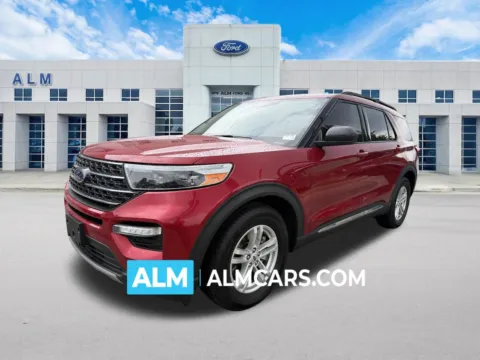 Red 2021 Ford Explorer XLT for sale in Marietta, GA