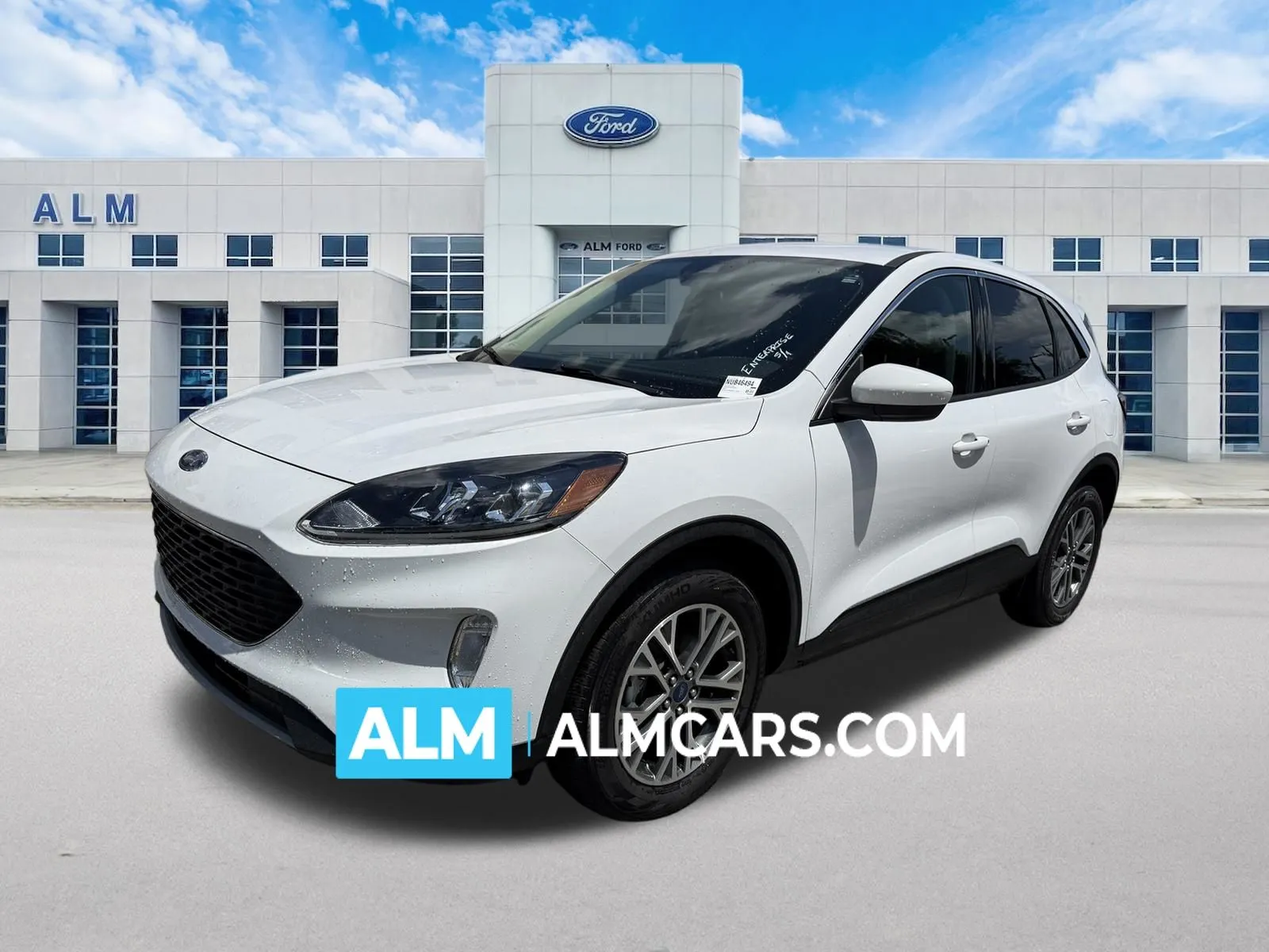 White 2022 Ford Escape Hybrid SEL for sale in Marietta, GA