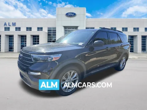 Black 2020 Ford Explorer XLT for sale in Marietta, GA