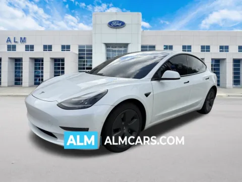 White 2021 Tesla Model 3 Long Range for sale in Marietta, GA