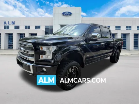 White 2016 Ford F-150 Platinum for sale in Marietta, GA