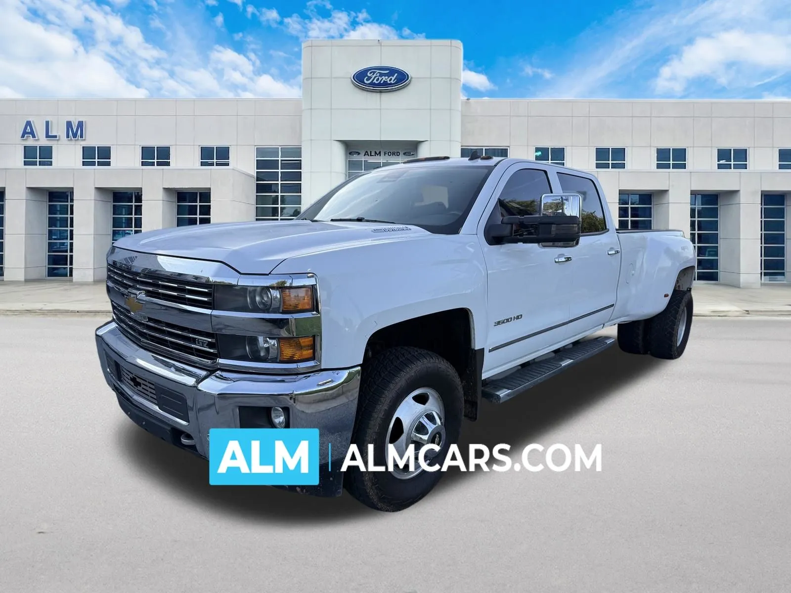 White 2015 Chevrolet Silverado 3500 HD LTZ for sale in Marietta, GA