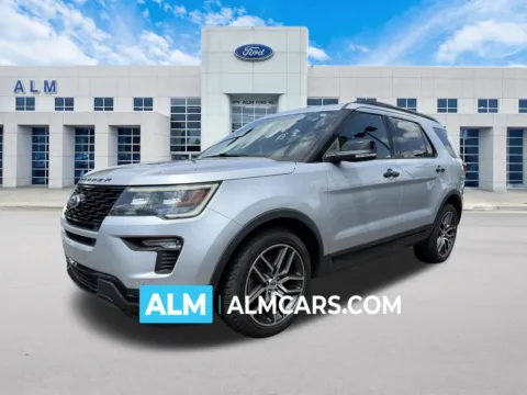 Silver 2018 Ford Explorer Sport for sale in Marietta, GA