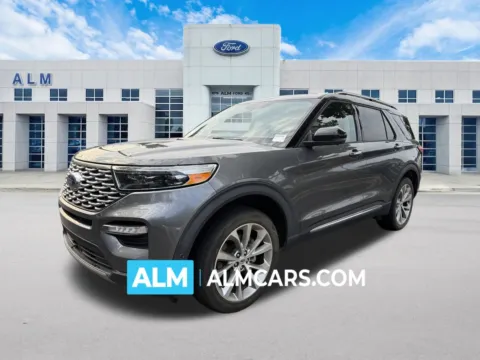 Gray 2021 Ford Explorer Platinum for sale in Marietta, GA