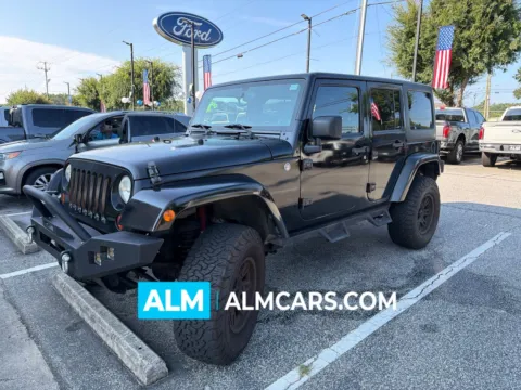 Silver 2013 Jeep Wrangler Unlimited Sahara for sale in Marietta, GA