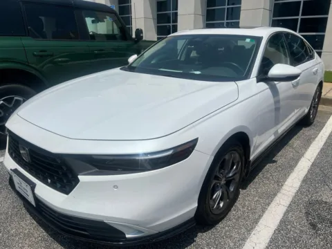 White 2023 Honda Accord Hybrid EX-L for sale in Marietta, GA