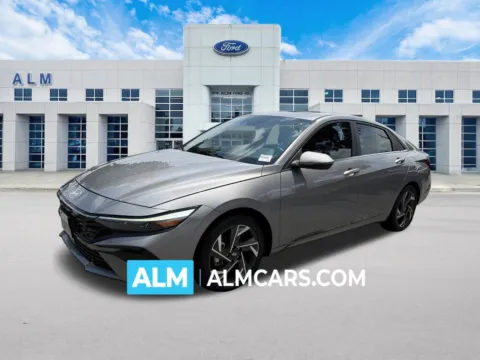 Gray 2024 Hyundai Elantra Hybrid Limited for sale in Marietta, GA